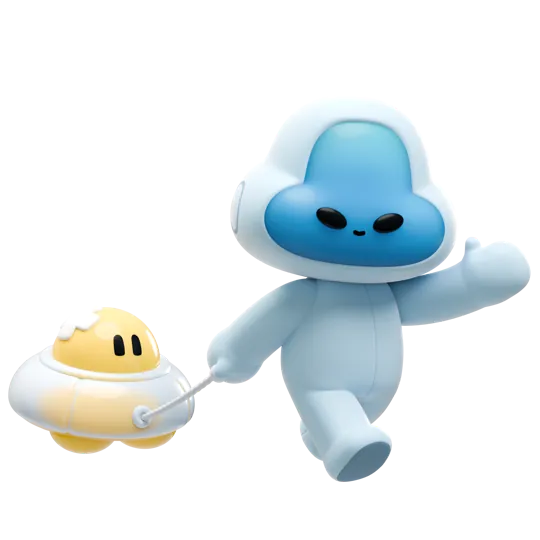 Dude, walking his UFO